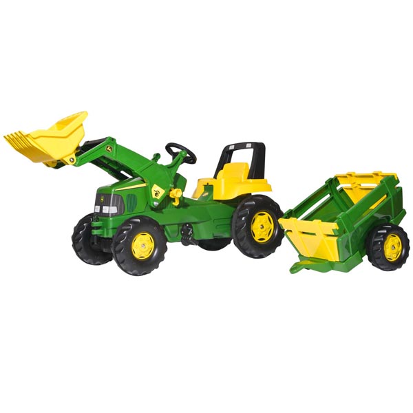 Traktor John Deere sa prikolicom i utovarivačem Rolly 811496